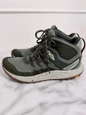 Merrell Antora 3 Mid Lichen Size 8.5 Waterproof Hiking Shoes